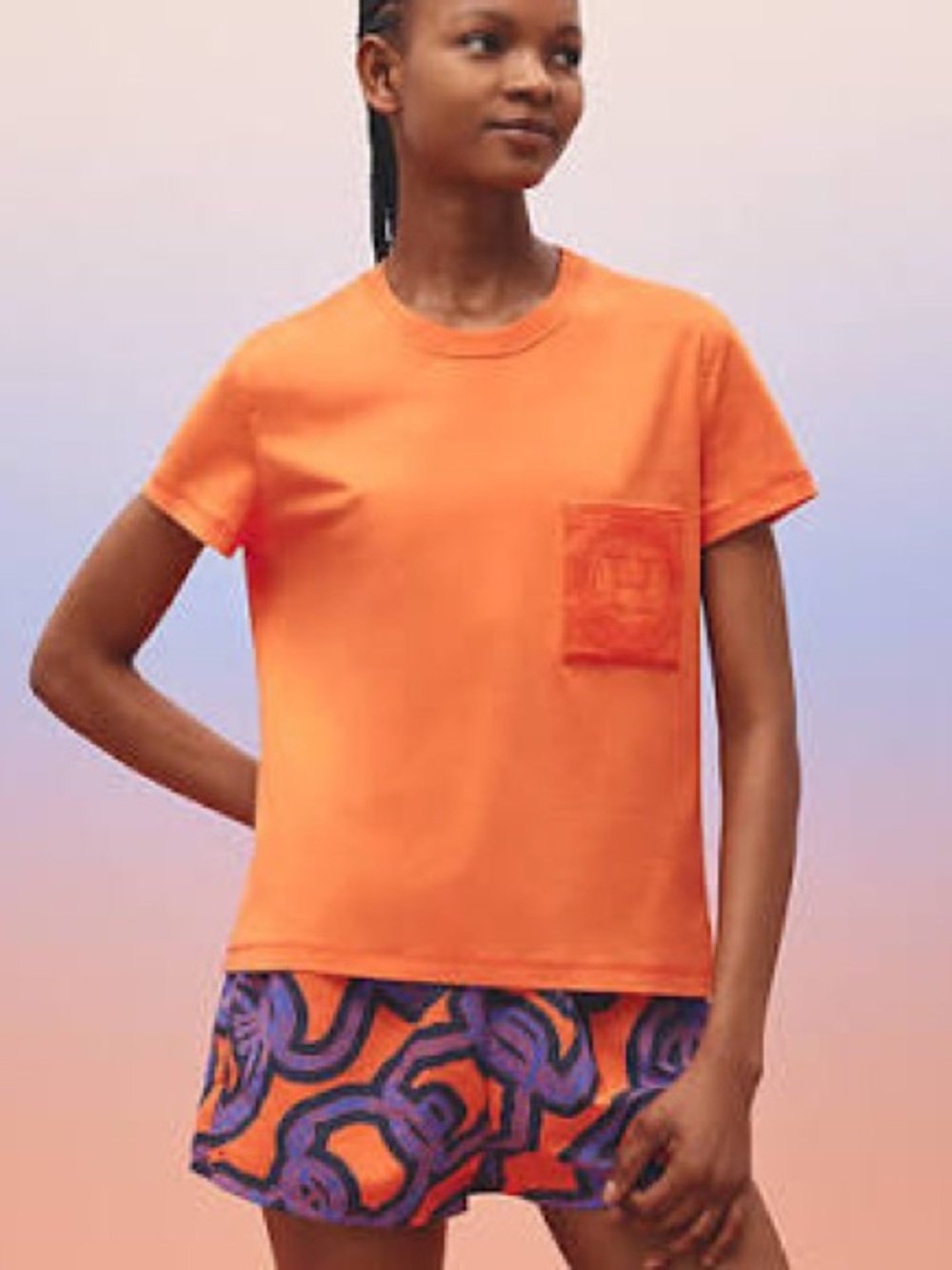 Hermes Embroidered T-shirt